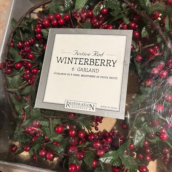 Winterberry 6' Garland from Restoration Hardware - Picture 1 of 1